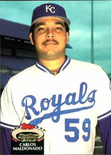 #569 Carlos Maldonado - Kansas City Royals - 1992 Stadium Club Baseball