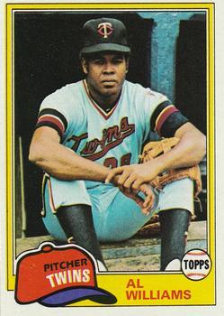 #569 Al Williams - Minnesota Twins - 1981 Topps Baseball