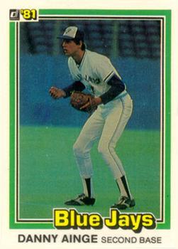 #569 Danny Ainge - Toronto Blue Jays - 1981 Donruss Baseball