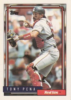#569 Tony Pena - Boston Red Sox - 1992 Topps Baseball