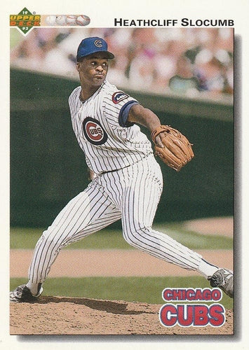 #569 Heathcliff Slocumb - Chicago Cubs - 1992 Upper Deck Baseball