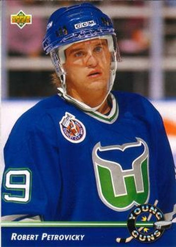 #569 Robert Petrovicky - Hartford Whalers - 1992-93 Upper Deck Hockey