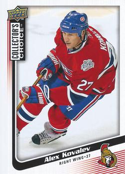 #56 Alex Kovalev - Ottawa Senators - 2009-10 Collector's Choice Hockey