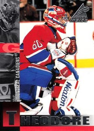#56 Jose Theodore - Montreal Canadiens - 1997-98 Pinnacle Inside Hockey