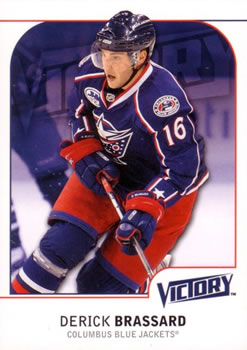 #56 Derick Brassard - Columbus Blue Jackets - 2009-10 Upper Deck Victory Hockey