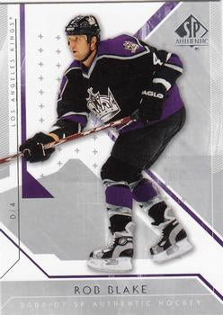 #56 Rob Blake - Los Angeles Kings - 2006-07 SP Authentic Hockey