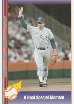 #56 Real Special Moment - Texas Rangers - 1991 Pacific Nolan Ryan Texas Express I Baseball