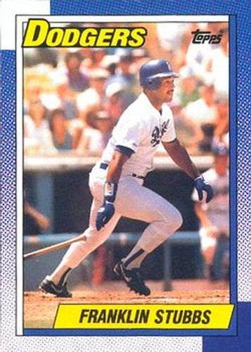 #56 Franklin Stubbs - Los Angeles Dodgers - 1990 O-Pee-Chee Baseball