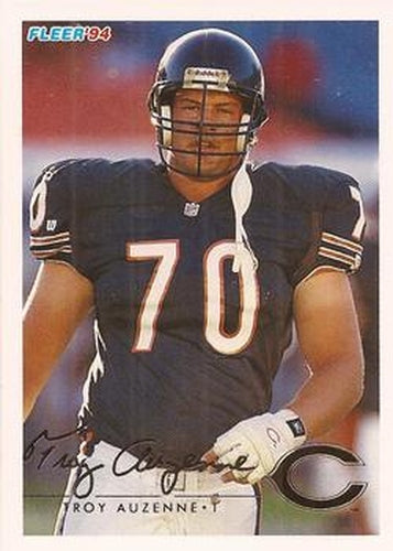 #56 Troy Auzenne - Chicago Bears - 1994 Fleer Football