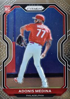 #56 Adonis Medina - Philadelphia Phillies - 2021 Panini Prizm Baseball