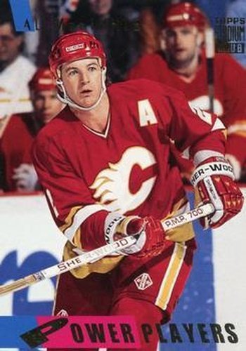 #56 Al MacInnis - Calgary Flames - 1994-95 Stadium Club Hockey