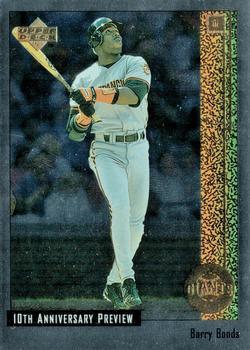 #56 Barry Bonds - San Francisco Giants - 1998 Upper Deck - 10th Anniversary Preview Baseball