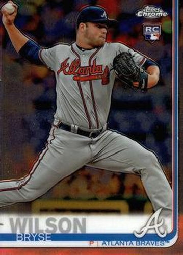 #56 Bryse Wilson - Atlanta Braves - 2019 Topps Chrome Baseball