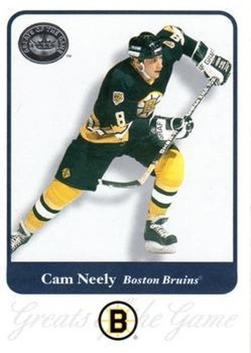 #56 Cam Neely - Boston Bruins - 2001-02 Fleer Greats of the Game Hockey