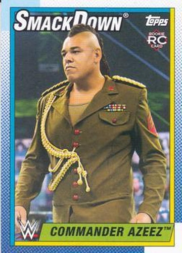 #56 Commander Azeez - 2021 Topps Heritage WWE Wrestling