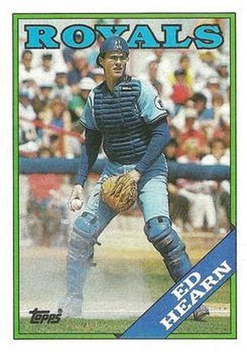 #56 Ed Hearn - Kansas City Royals - 1988 Topps Baseball
