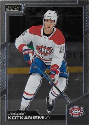 #56 Jesperi Kotkaniemi - Montreal Canadiens - 2020-21 O-Pee-Chee Platinum Hockey