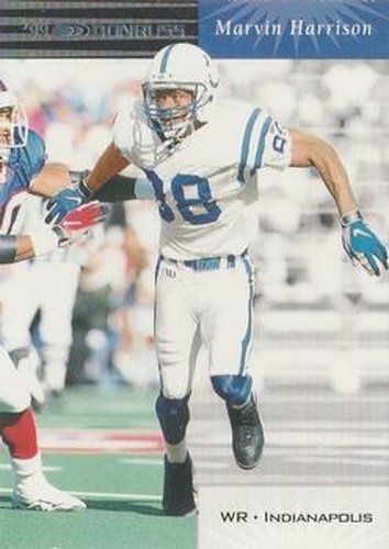 #56 Marvin Harrison - Indianapolis Colts - 1999 Donruss Football