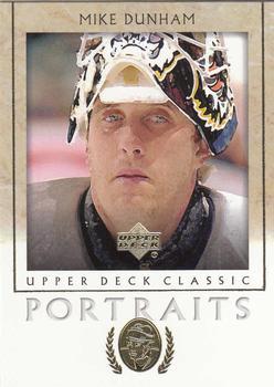 #56 Mike Dunham - Nashville Predators - 2002-03 Upper Deck Classic Portraits Hockey