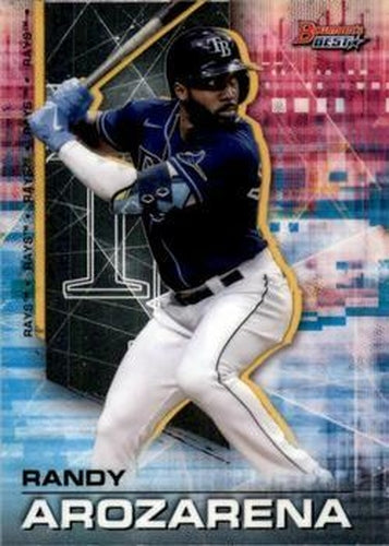 #56 Randy Arozarena - Tampa Bay Rays - 2021 Bowman's Best Baseball