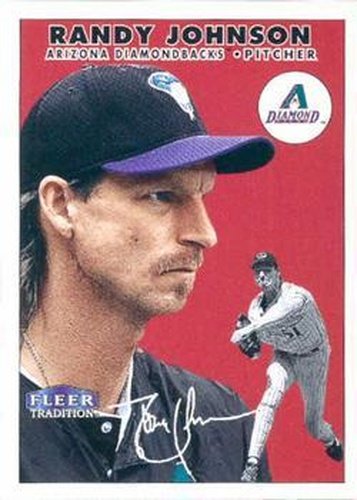 #56 Randy Johnson - Arizona Diamondbacks - 2000 Fleer Tradition Baseball
