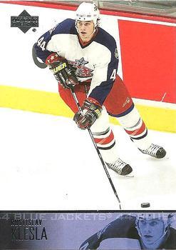 #56 Rostislav Klesla - Columbus Blue Jackets - 2003-04 Upper Deck Hockey