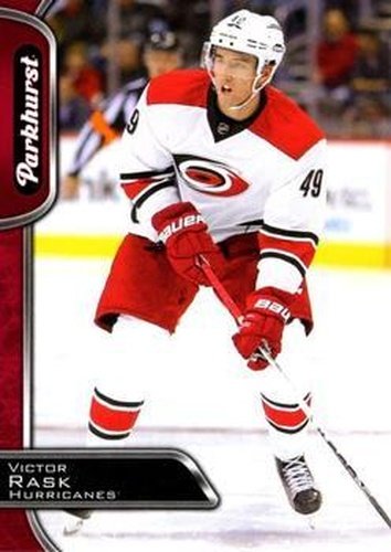 #56 Victor Rask - Carolina Hurricanes - 2016-17 Parkhurst - Red Hockey