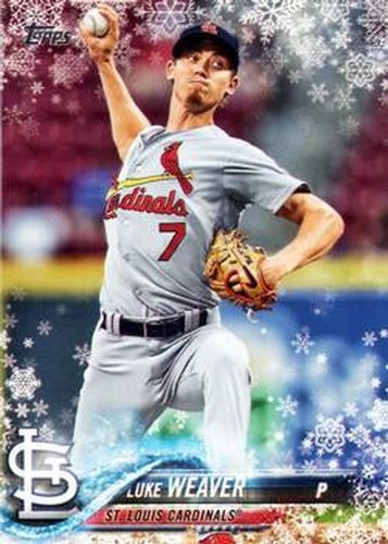 #HMW56 Luke Weaver - St. Louis Cardinals - 2018 Topps Holiday Baseball