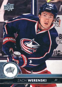 #56 Zach Werenski - Columbus Blue Jackets - 2017-18 Upper Deck Hockey