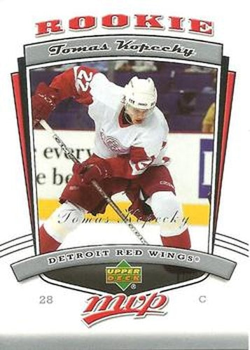 #356 Tomas Kopecky - Detroit Red Wings - 2006-07 Upper Deck MVP Hockey