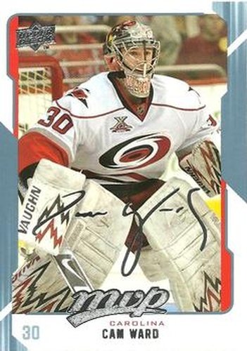 #56 Cam Ward - Carolina Hurricanes - 2008-09 Upper Deck MVP Hockey