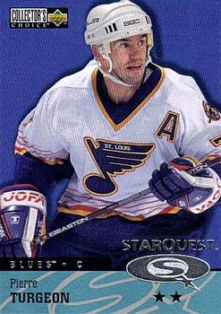 #SQ56 Pierre Turgeon - St. Louis Blues - 1997-98 Collector's Choice Hockey - StarQuest
