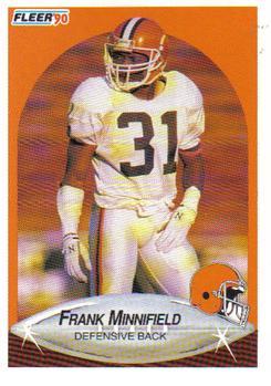 #56 Frank Minnifield - Cleveland Browns - 1990 Fleer Football
