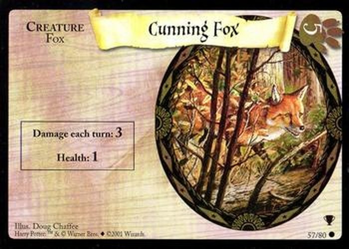 #57 Cunning Fox - 2001 Harry Potter Quidditch cup