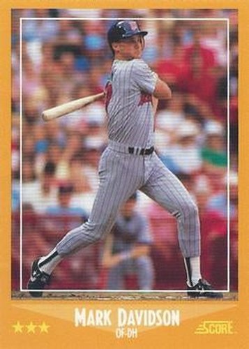 #570 Mark Davidson - Minnesota Twins - 1988 Score Baseball