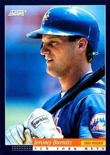 #570 Jeromy Burnitz - New York Mets -1994 Score Baseball