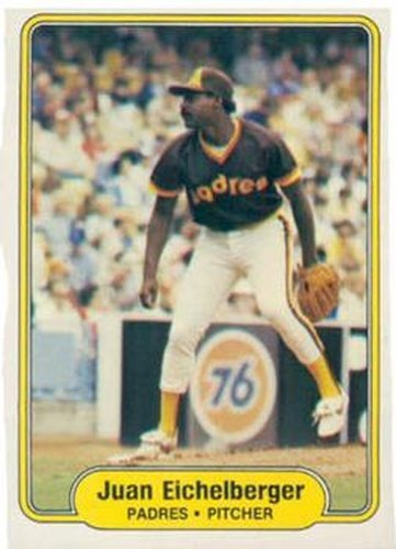 #570 Juan Eichelberger - San Diego Padres - 1982 Fleer Baseball
