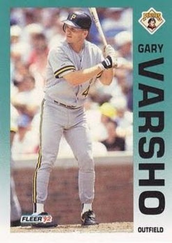 #571 Gary Varsho - Pittsburgh Pirates - 1992 Fleer Baseball