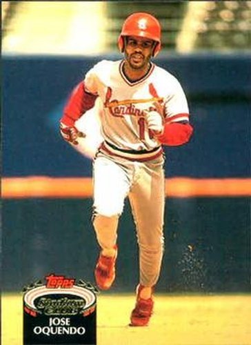 #571 Jose Oquendo - St. Louis Cardinals - 1992 Stadium Club Baseball