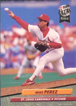 #571 Mike Perez - St. Louis Cardinals - 1992 Ultra Baseball