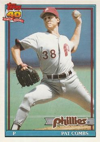 #571 Pat Combs - Philadelphia Phillies - 1991 O-Pee-Chee Baseball