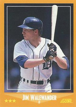 #571 Jim Walewander - Detroit Tigers - 1988 Score Baseball