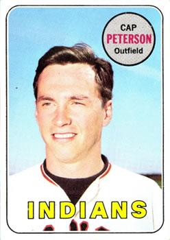 #571 Cap Peterson - Cleveland Indians - 1969 Topps Baseball