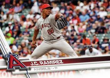 #571 J.C. Ramirez - Los Angeles Angels - 2017 Topps Baseball
