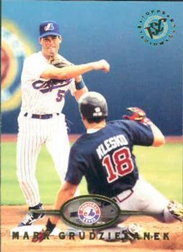 #571 Mark Grudzielanek - Montreal Expos - 1995 Stadium Club Baseball
