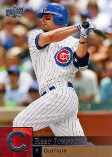 #571 Reed Johnson - Chicago Cubs - 2009 Upper Deck Baseball