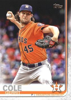 #572a Gerrit Cole - Houston Astros - 2019 Topps Baseball