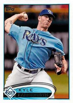 #573 Kyle Farnsworth - Tampa Bay Rays - 2012 Topps Baseball
