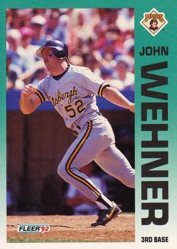 #573 John Wehner - Pittsburgh Pirates - 1992 Fleer Baseball