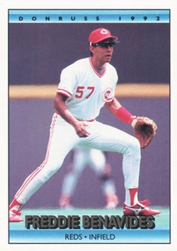 #573 Freddie Benavides - Cincinnati Reds - 1992 Donruss Baseball